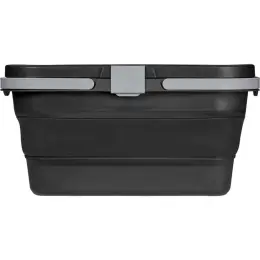 Serendipio Brannigan Collapsible Picnic Basket Black Side